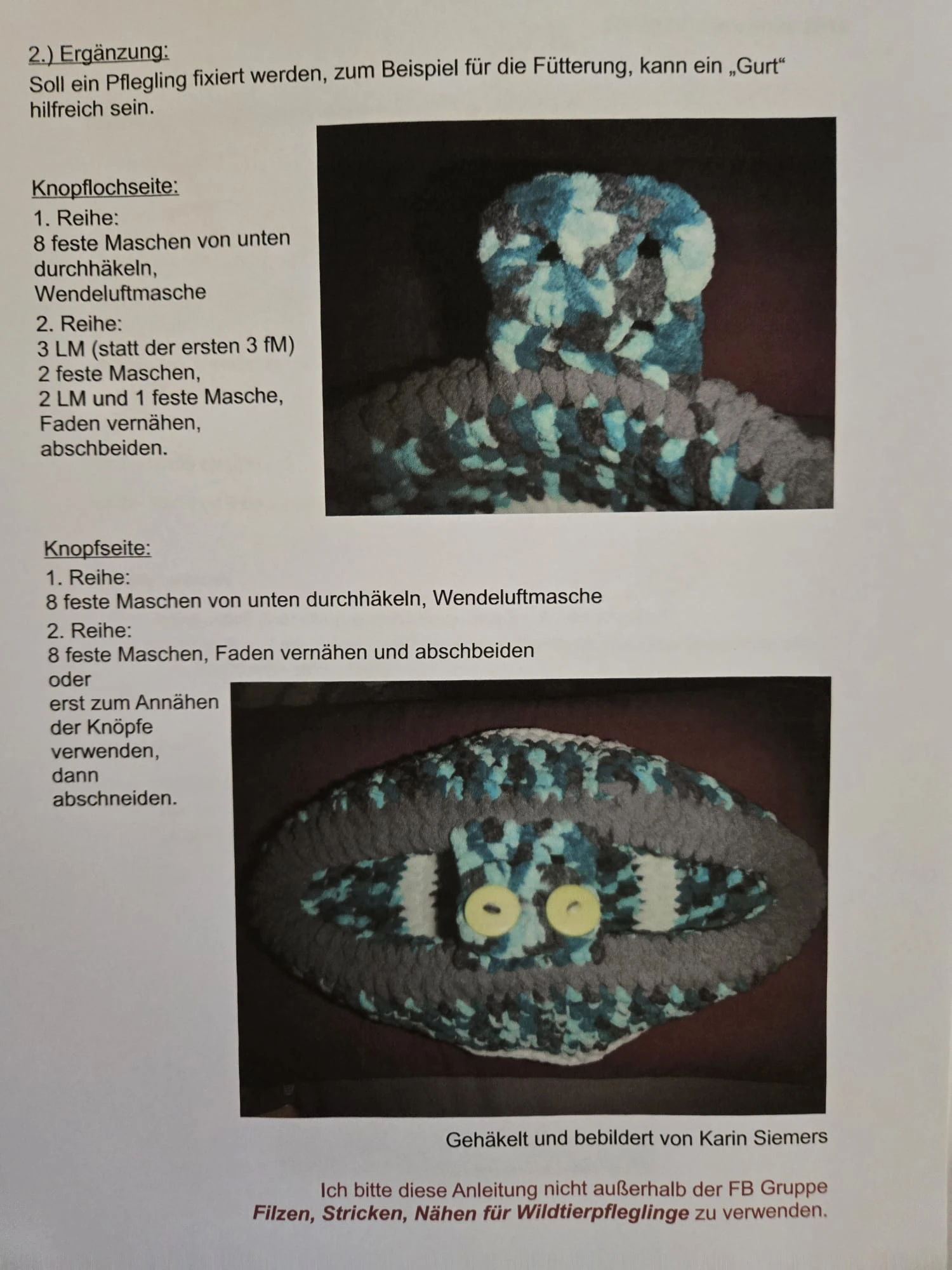 Vogelnester – Anleitung Seite 4